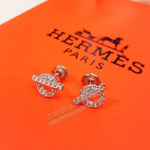 Hermes首飾品 愛馬仕croisette耳釘 Hermes新款耳環  zgh1551